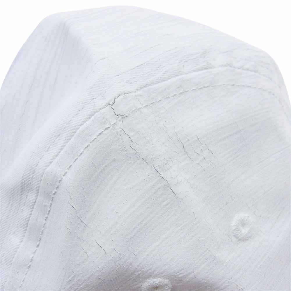 Supreme シュプリーム 24SS  MM6 Maison Margiela Painted Camp Cap メゾンマルジェラ  ペイント キャンプ キャップ ホワイト系【美品】【中古】