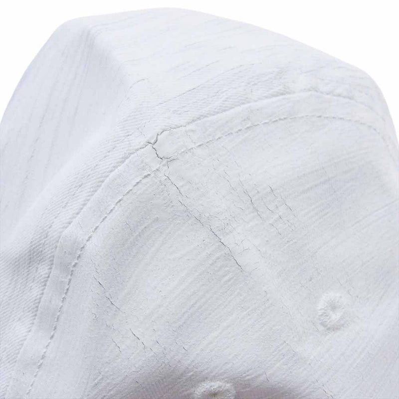 Supreme シュプリーム 24SS  MM6 Maison Margiela Painted Camp Cap メゾンマルジェラ  ペイント キャンプ キャップ ホワイト系【美品】【中古】