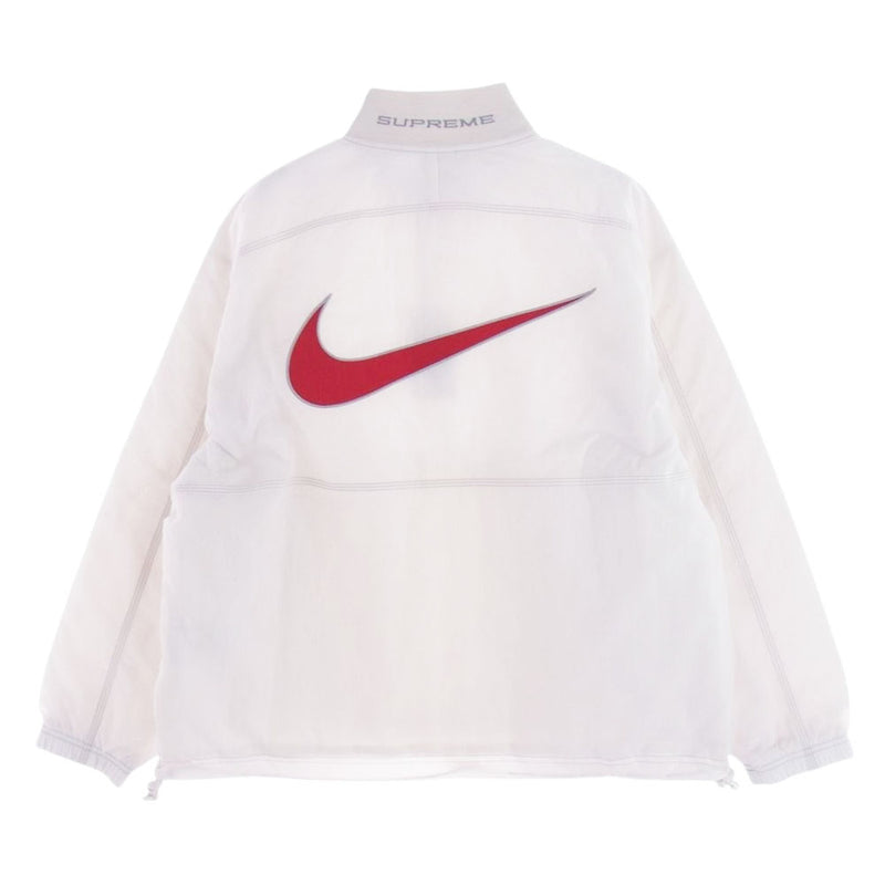 Supreme シュプリーム 24SS Nike Ripstop Pullover ナイキ リップストップ プルオーバー アノラック パーカー  ホワイト系 S【新古品】【未使用】【中古】