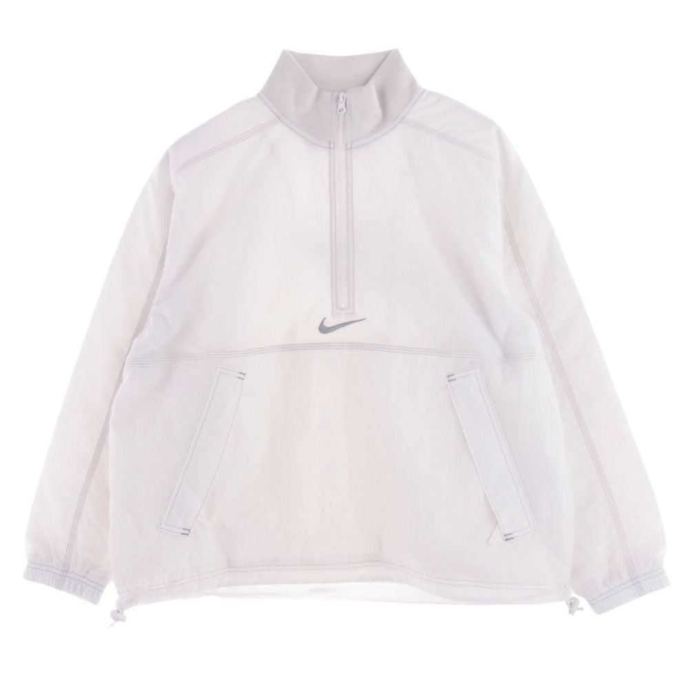 Supreme シュプリーム 24SS Nike Ripstop Pullover ナイキ リップストップ プルオーバー アノラック パーカー  ホワイト系 S【新古品】【未使用】【中古】