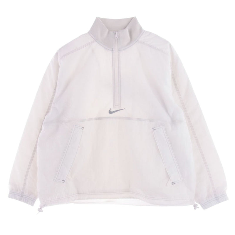 Supreme シュプリーム 24SS Nike Ripstop Pullover ナイキ リップストップ プルオーバー アノラック パーカー  ホワイト系 S【新古品】【未使用】【中古】