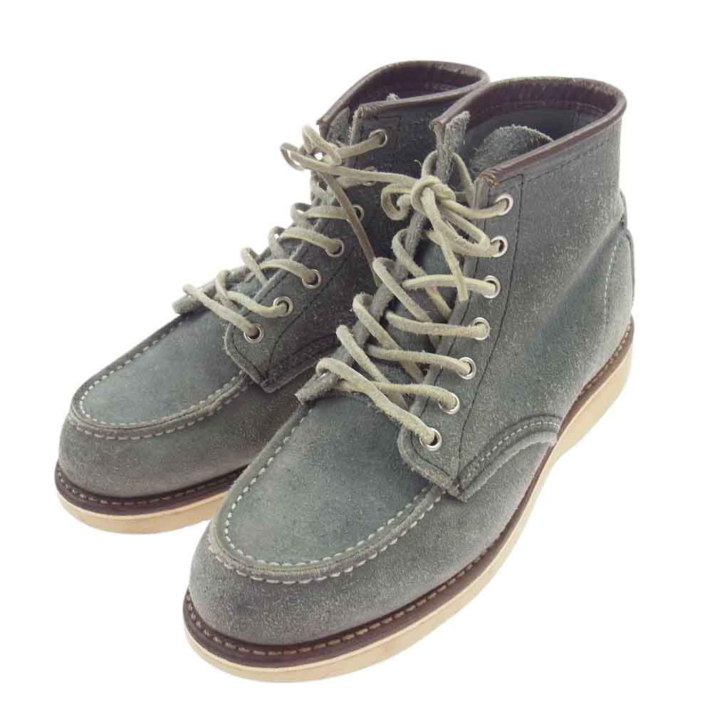 RED WING レッドウィング 8143 Irish Setter アイリッシュセッター スウェード  ワーク ブーツ グレー系 25cm【中古】