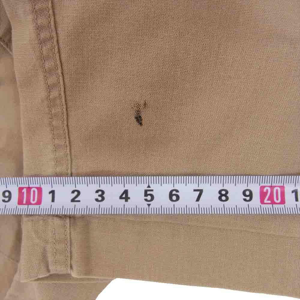 ヴィンテージ USMC 袖 ワッペン 半袖 シャツ ブラウン系 サイズ表記無【中古】