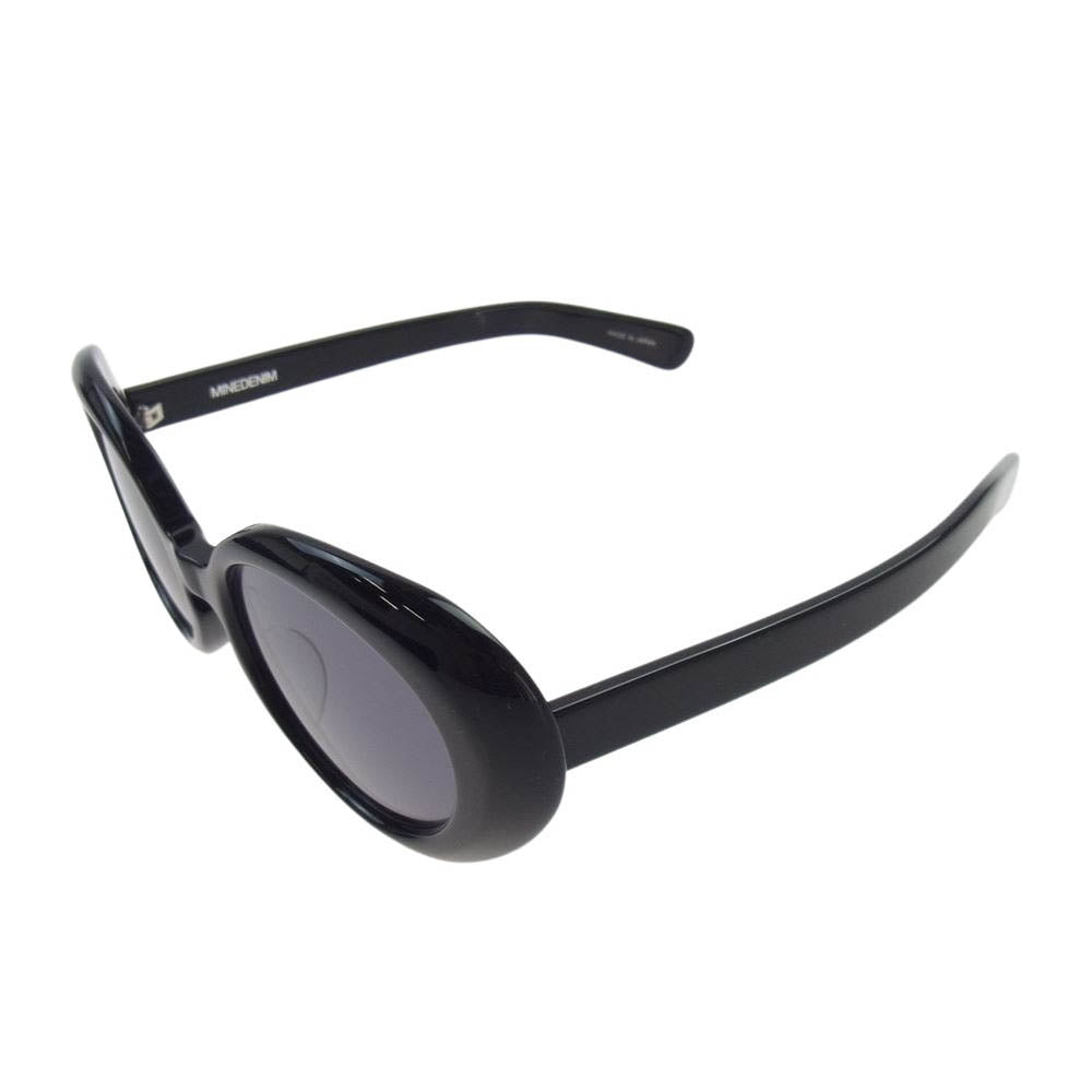 MINEDENIM マインデニム 金子眼鏡 KANEKO OPTICAL カネコオプチカル Oval Type.01 Sunglasses オーバル サングラス ブラック系【新古品】【未使用】【中古】