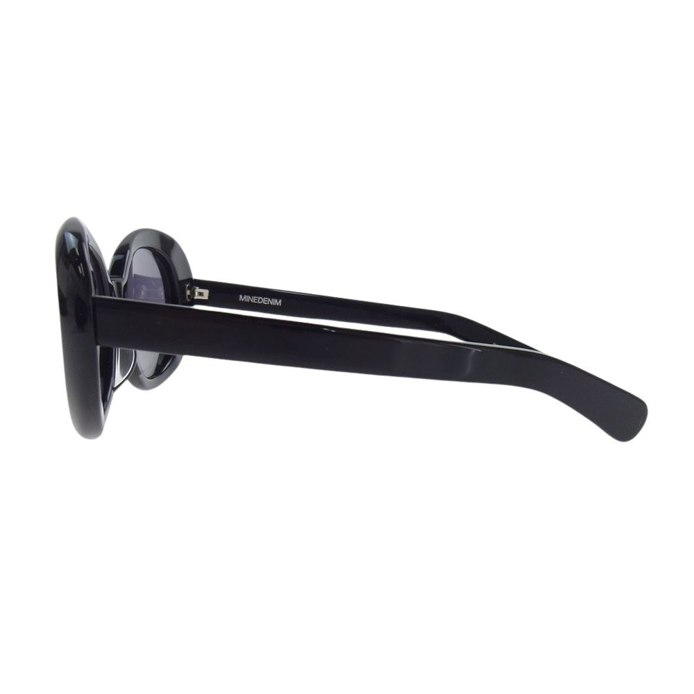MINEDENIM マインデニム 金子眼鏡 KANEKO OPTICAL カネコオプチカル Oval Type.01 Sunglasses オーバル サングラス ブラック系【新古品】【未使用】【中古】
