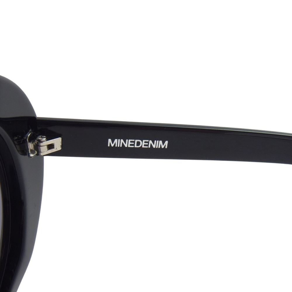 MINEDENIM マインデニム 金子眼鏡 KANEKO OPTICAL カネコオプチカル Oval Type.01 Sunglasses オーバル サングラス ブラック系【新古品】【未使用】【中古】
