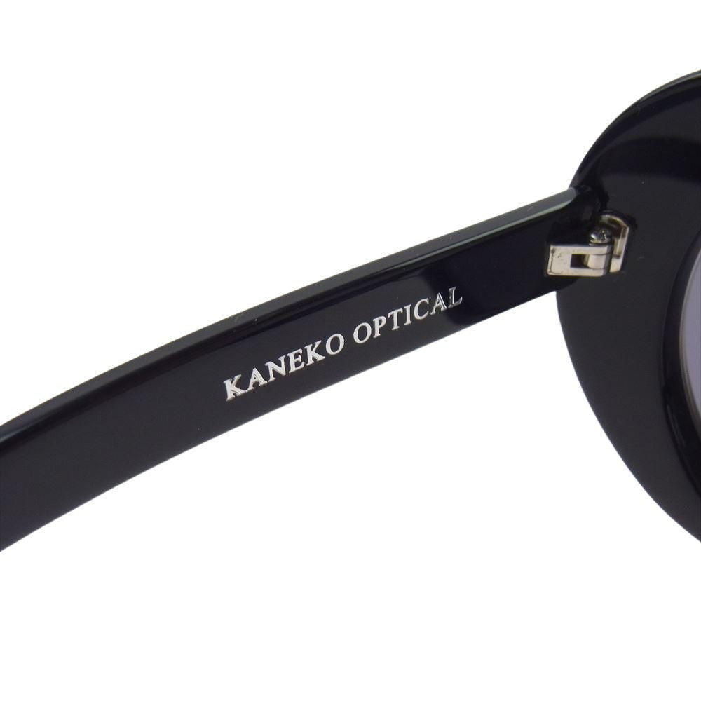 MINEDENIM マインデニム 金子眼鏡 KANEKO OPTICAL カネコオプチカル Oval Type.01 Sunglasses オーバル サングラス ブラック系【新古品】【未使用】【中古】