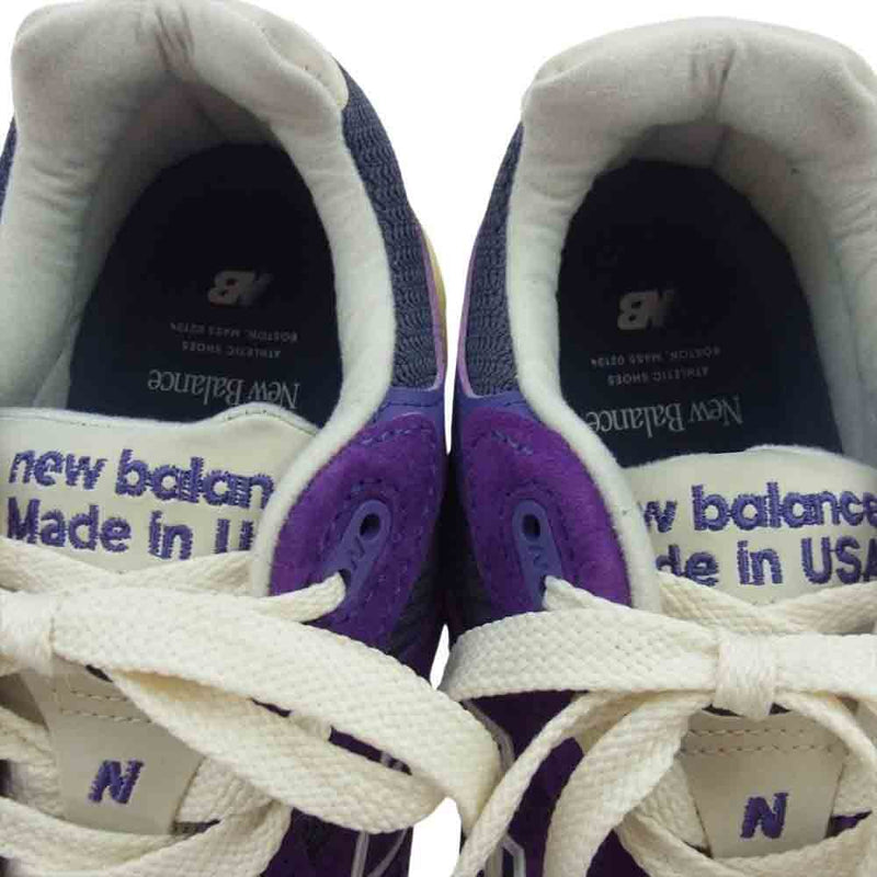 NEW BALANCE ニューバランス U993PG USA製 993 PG Interstellar インターステラー スエード メッシュ スニーカー パープル系 25.5cm【中古】