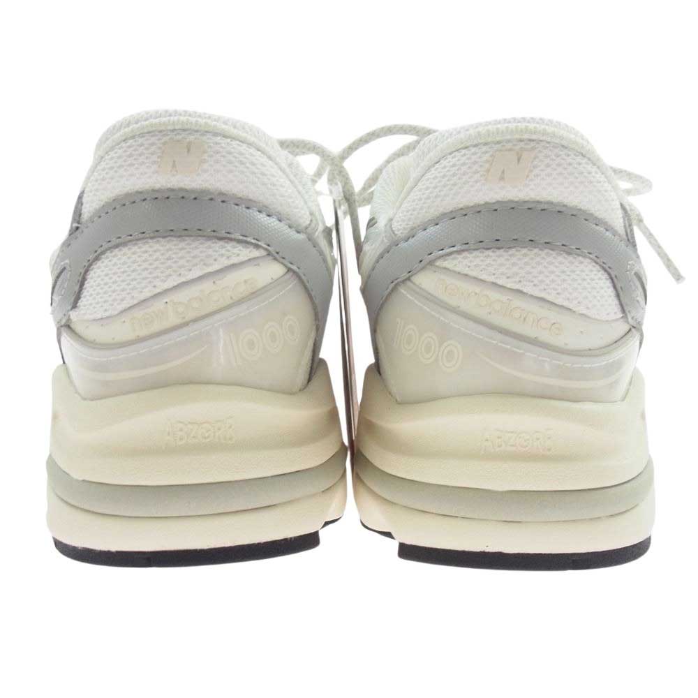 NEW BALANCE ニューバランス M1000AC1 × Aime Leon Dore エメレオンドレ 1000 Sea Salt シーソルト スニーカー ホワイト系 25.5cm【新古品】【未使用】【中古】
