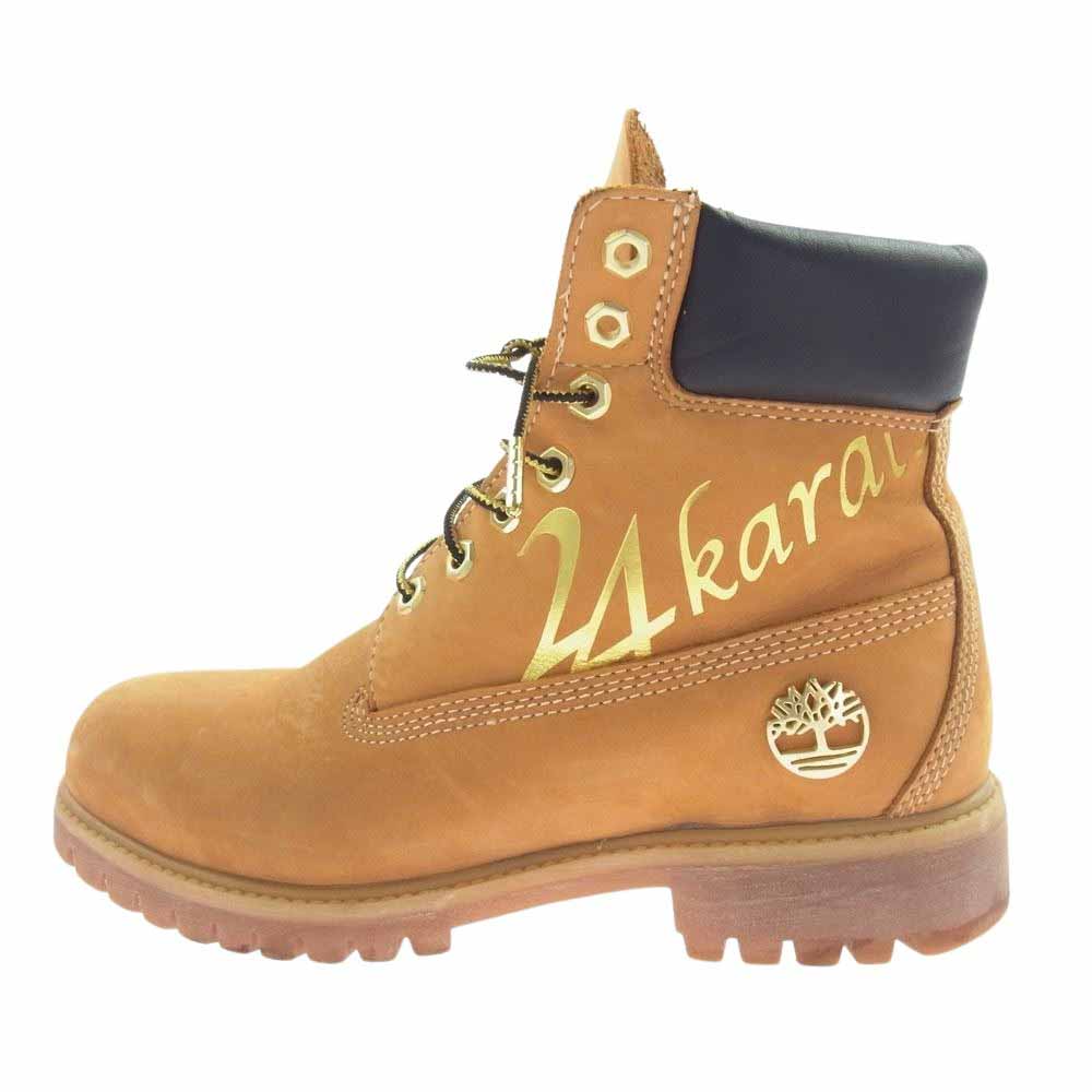 ティンバーランド 6217A 24karats カラッツ プレミアム ブーツ ブラウン系 6.5【中古】