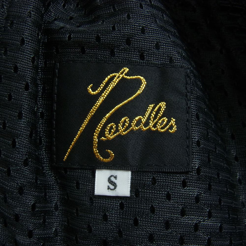 Needles ニードルス 21AW J0362 studios別注 花柄 Track Pant トラック パンツ ブラック系 S【中古】