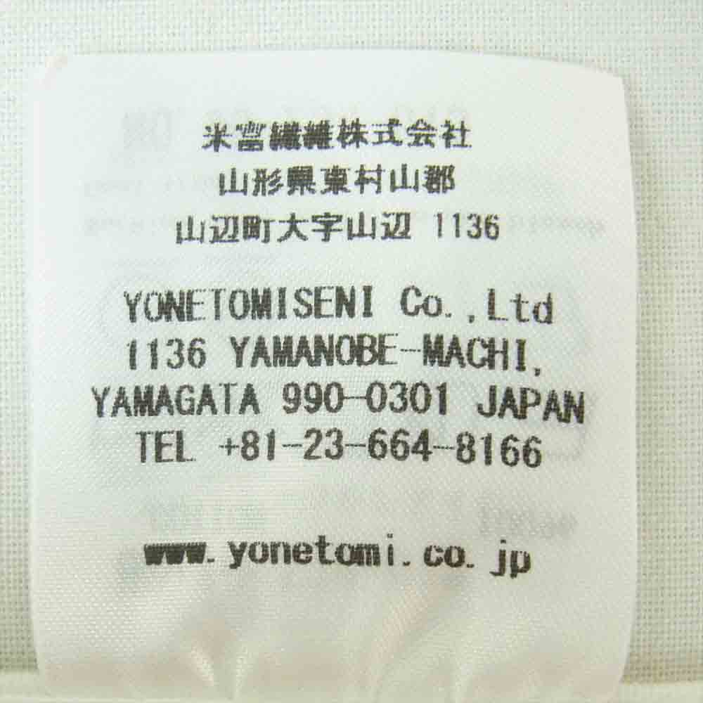 ヨネトミ 95-234-013 NEW BASIC TSHIRT ニュー ベーシック 長袖 Tシャツ カットソー ホワイト系 3【中古】