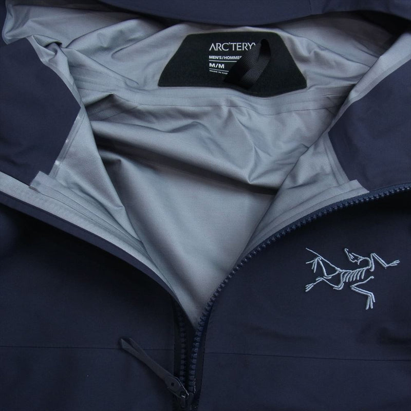 ARC'TERYX アークテリクス 24SS X00000758401 Beta Jacket ベータ ジャケット  マウンテンパーカー ネイビー系 M【極上美品】【中古】