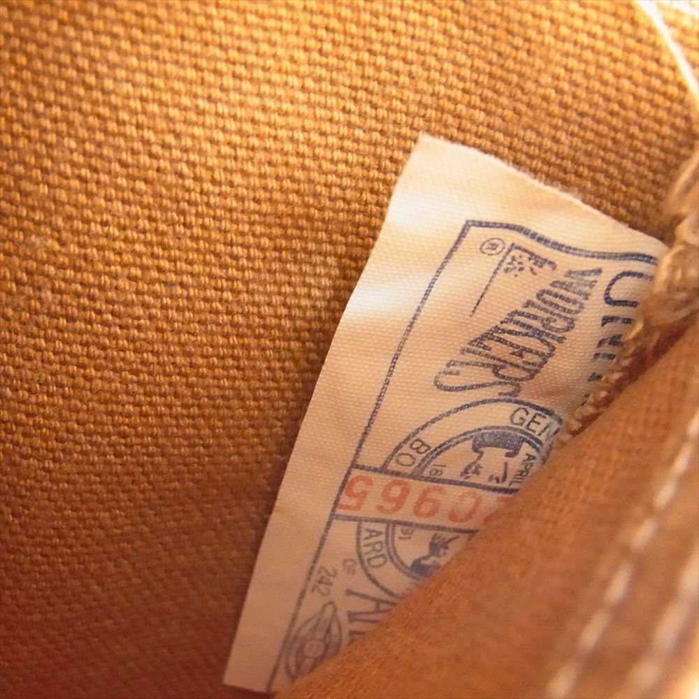 Carhartt カーハート ダック地 裏地キルティング 襟コーデュロイ ワーク ジャケット ブラウン系 サイズ表記無【中古】