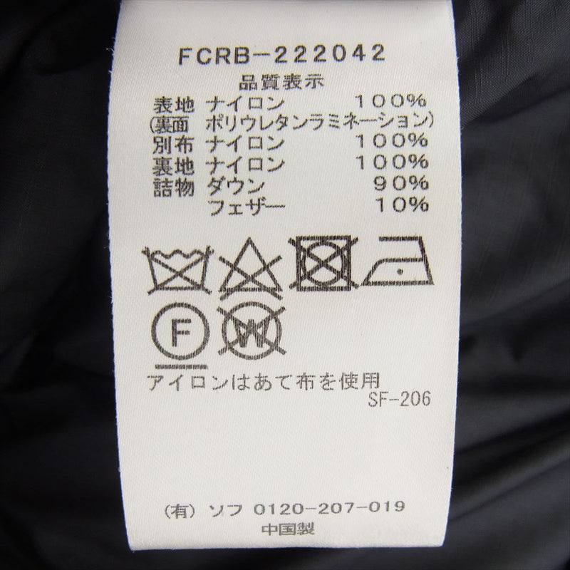 F.C.R.B. エフシーアールビー 22AW FCRB-222042 DOWN BENCH PARKA ダウン ベンチ パーカー ジャケット ブラック系 L【中古】