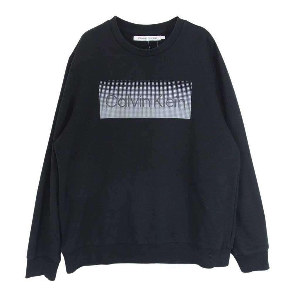 カルバンクライン 1422056 ロゴ スウェット トレーナー ブラック系 L【中古】