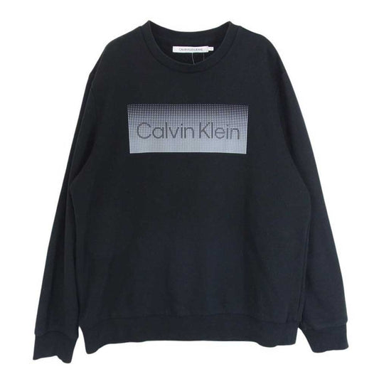 カルバンクライン 1422056 ロゴ スウェット トレーナー ブラック系 L【中古】
