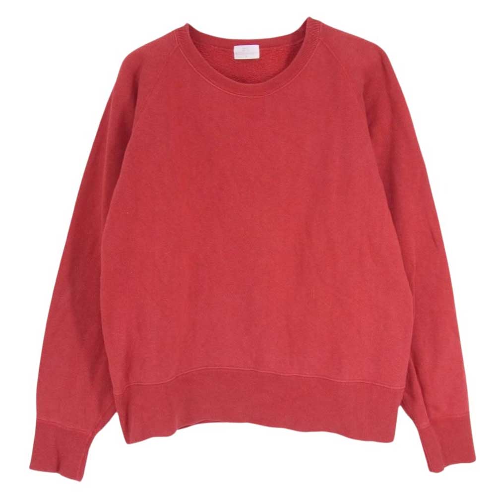 BUTCHER PRODUCTS ブッチャープロダクツ CREW NECK SWEAT SHIRT クルーネック スウェット トレーナー レッド系 S【中古】