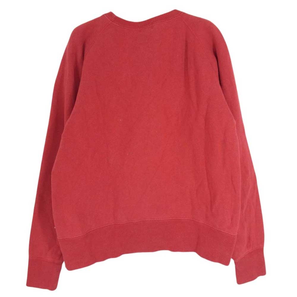BUTCHER PRODUCTS ブッチャープロダクツ CREW NECK SWEAT SHIRT クルーネック スウェット トレーナー レッド系 S【中古】