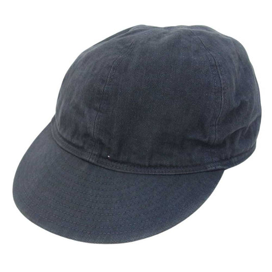 AT LAST アットラスト MECHANIC CAP デニム メカニック キャップ ブラック系 7 1/2【中古】