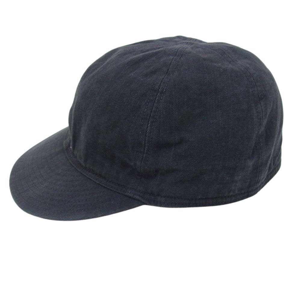 AT LAST アットラスト MECHANIC CAP デニム メカニック キャップ ブラック系 7 1/2【中古】