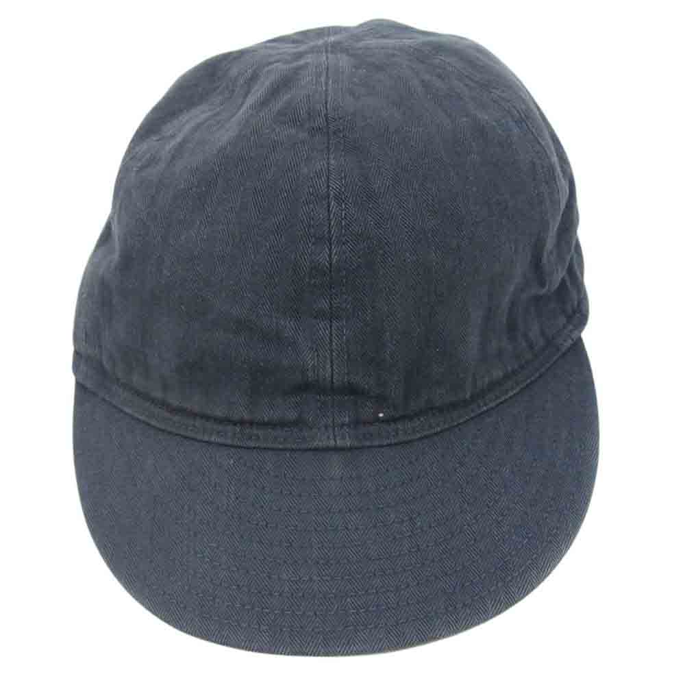 AT LAST アットラスト MECHANIC CAP デニム メカニック キャップ ブラック系 7 1/2【中古】