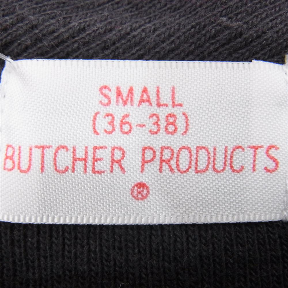 BUTCHER PRODUCTS ブッチャープロダクツ 両V クルーネック スウェット ダークネイビー系 S【中古】