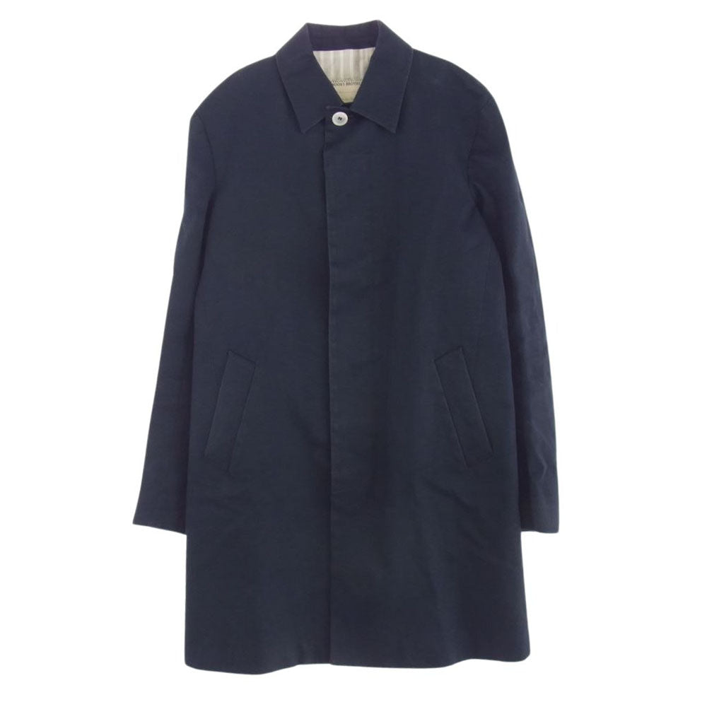 ブラックフリースバイブルックスブラザーズ 08SS 初期タグ 国内正規品 イタリア製 ステンカラー コート ネイビー系 BB 1【中古】