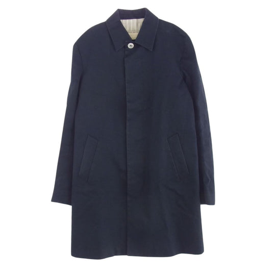 ブラックフリースバイブルックスブラザーズ 08SS 初期タグ 国内正規品 イタリア製 ステンカラー コート ネイビー系 BB 1【中古】