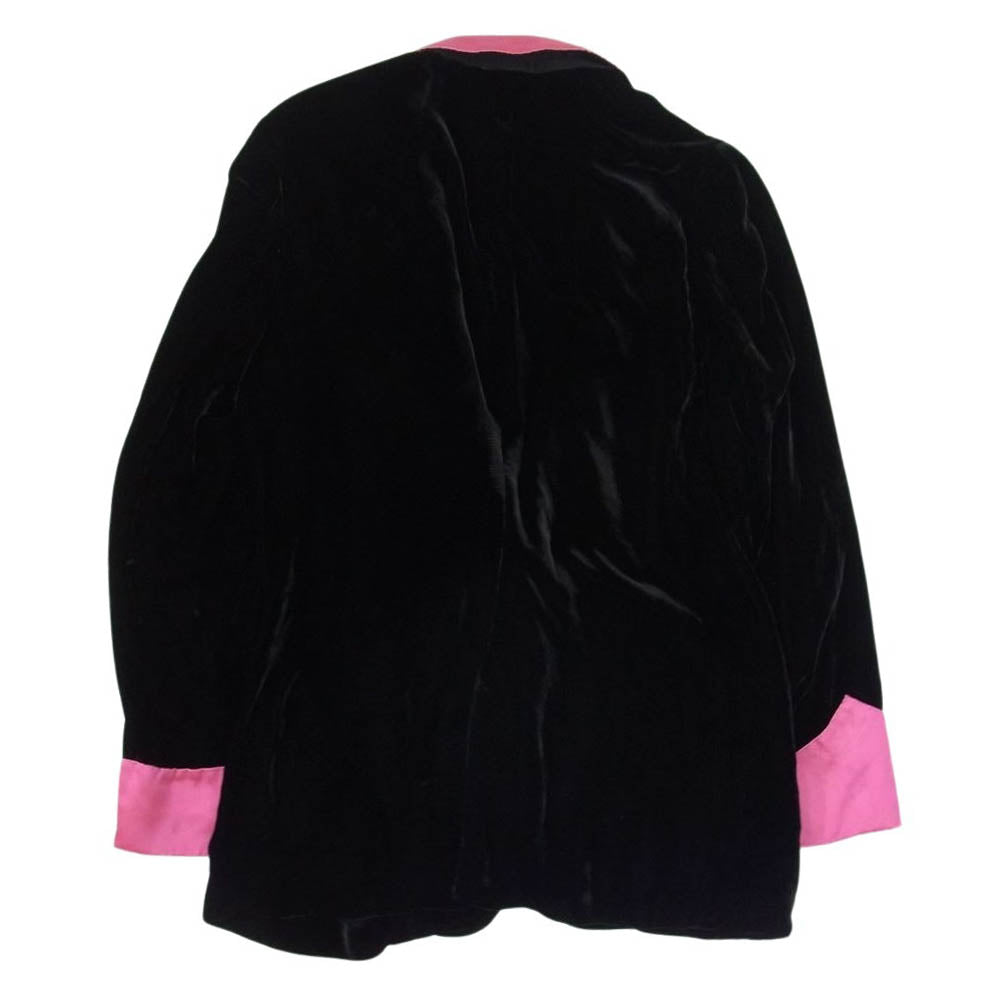 COMME des GARCONS HOMME PLUS コムデギャルソンオムプリュス 05SS PO-J064 ピンクパンサー期 アーカイブ テッズ ベルベット ジャケット  ブラック系 M【中古】