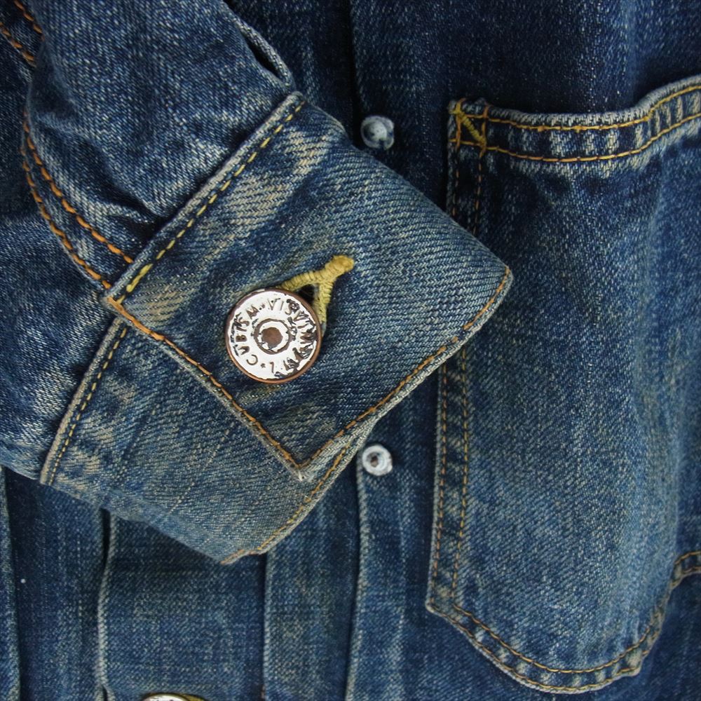 VISVIM ビズビム 19SS 0119105006007 SHORTY CHORE JKT DRY DENIM デニム ジャケット インディゴブルー系 3【中古】