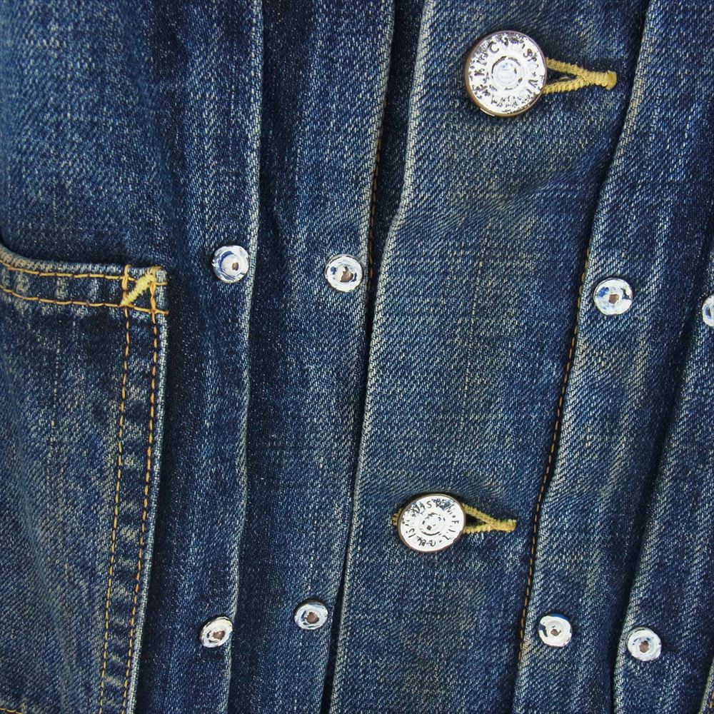 VISVIM ビズビム 19SS 0119105006007 SHORTY CHORE JKT DRY DENIM デニム ジャケット インディゴブルー系 3【中古】