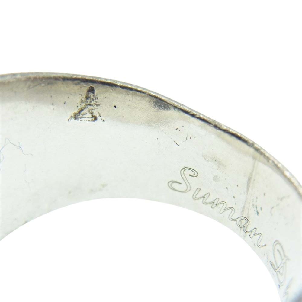 スーマンダックワ SD College Ring w/Onyx 木目金 オニキス カレッジリング シルバー系 ブラック系 20号【中古】