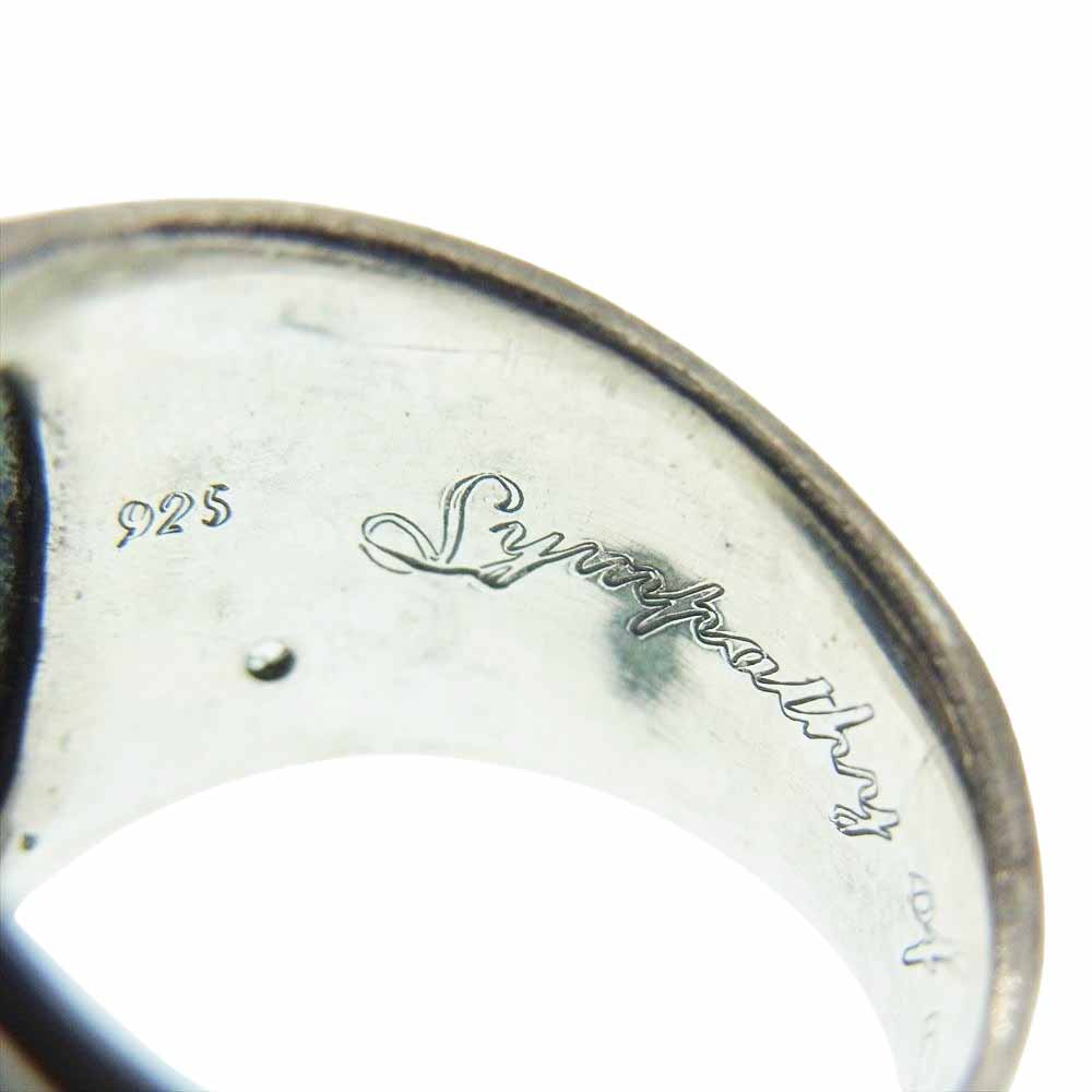 Sympathy of Soul シンパシーオブソウル カレッジ 石付き ホース ラインストーン リング シルバー系 9号【中古】
