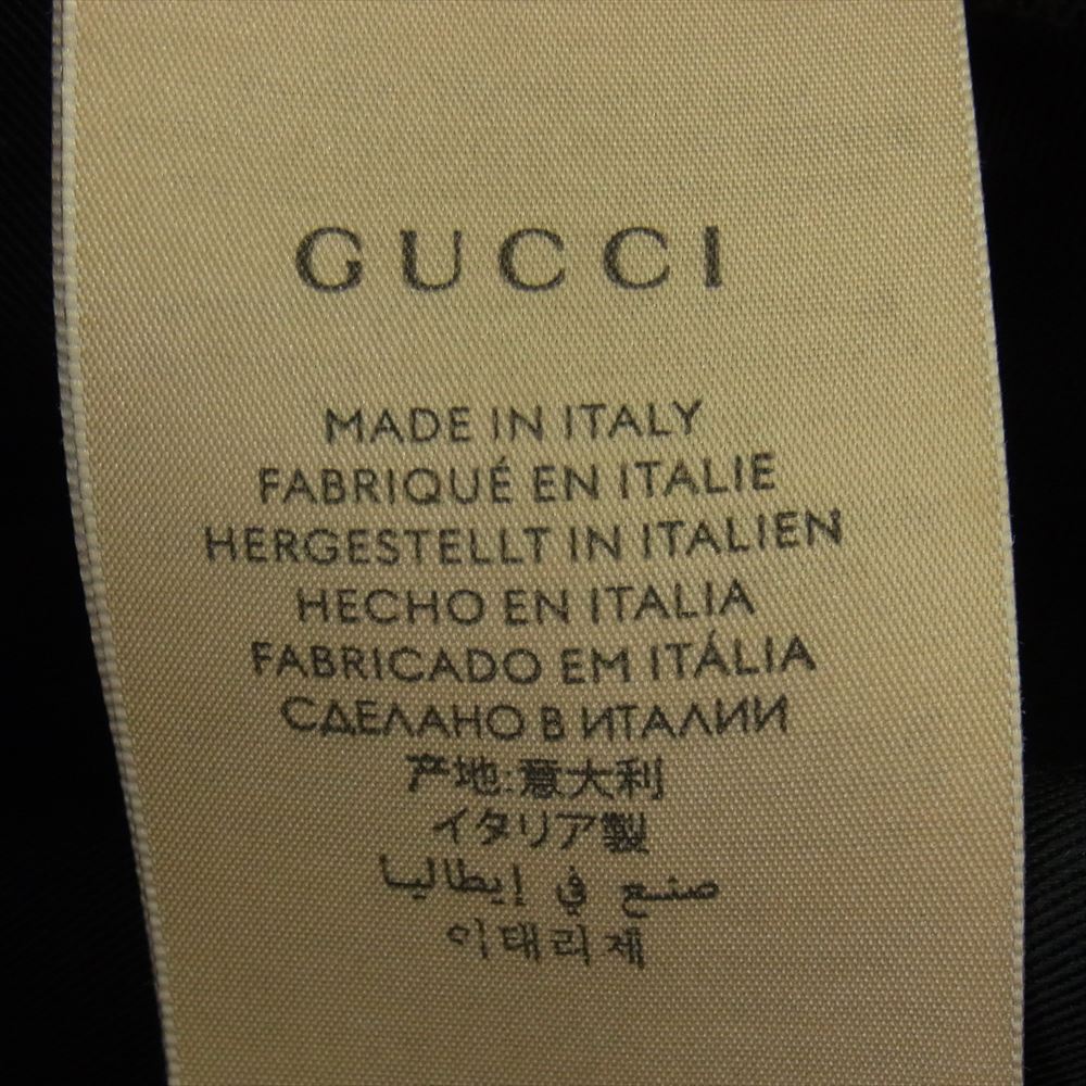 GUCCI グッチ  576587 4HG53 GGキャンバス フェドラ バケット ハット ブラック系【中古】