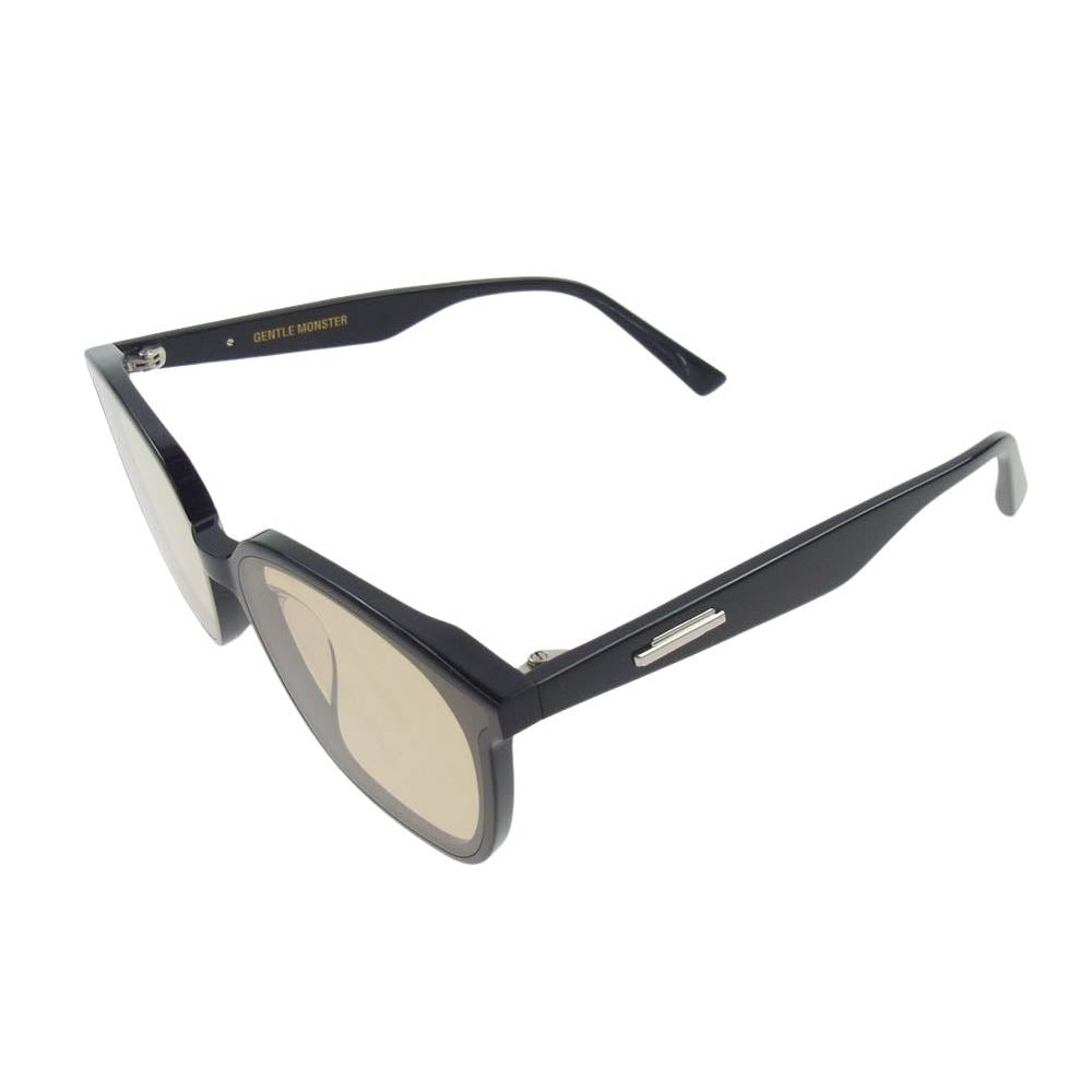 ジェントルモンスター LILIT 01 63□17-149 リリット ブラック フラット バーサングラス アイウェア ブラック系【中古】