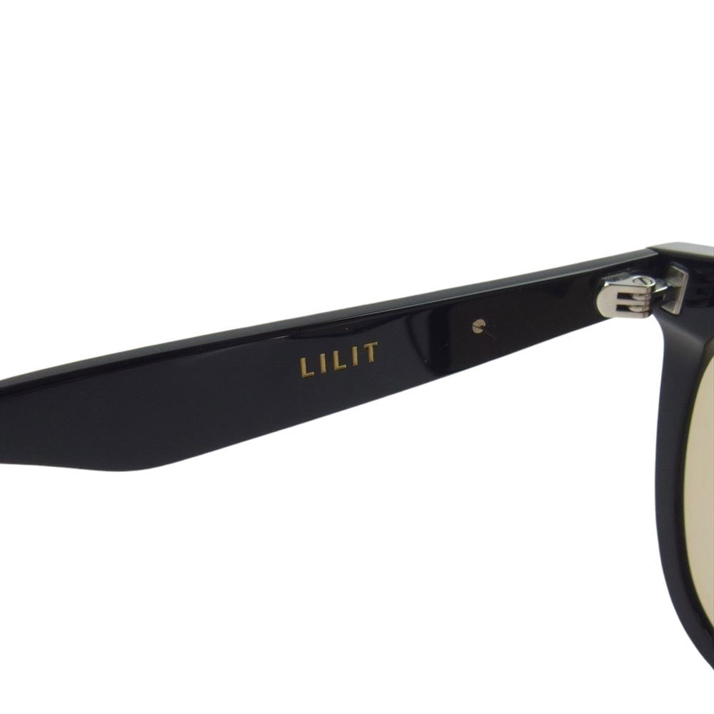 ジェントルモンスター LILIT 01 63□17-149 リリット ブラック フラット バーサングラス アイウェア ブラック系【中古】
