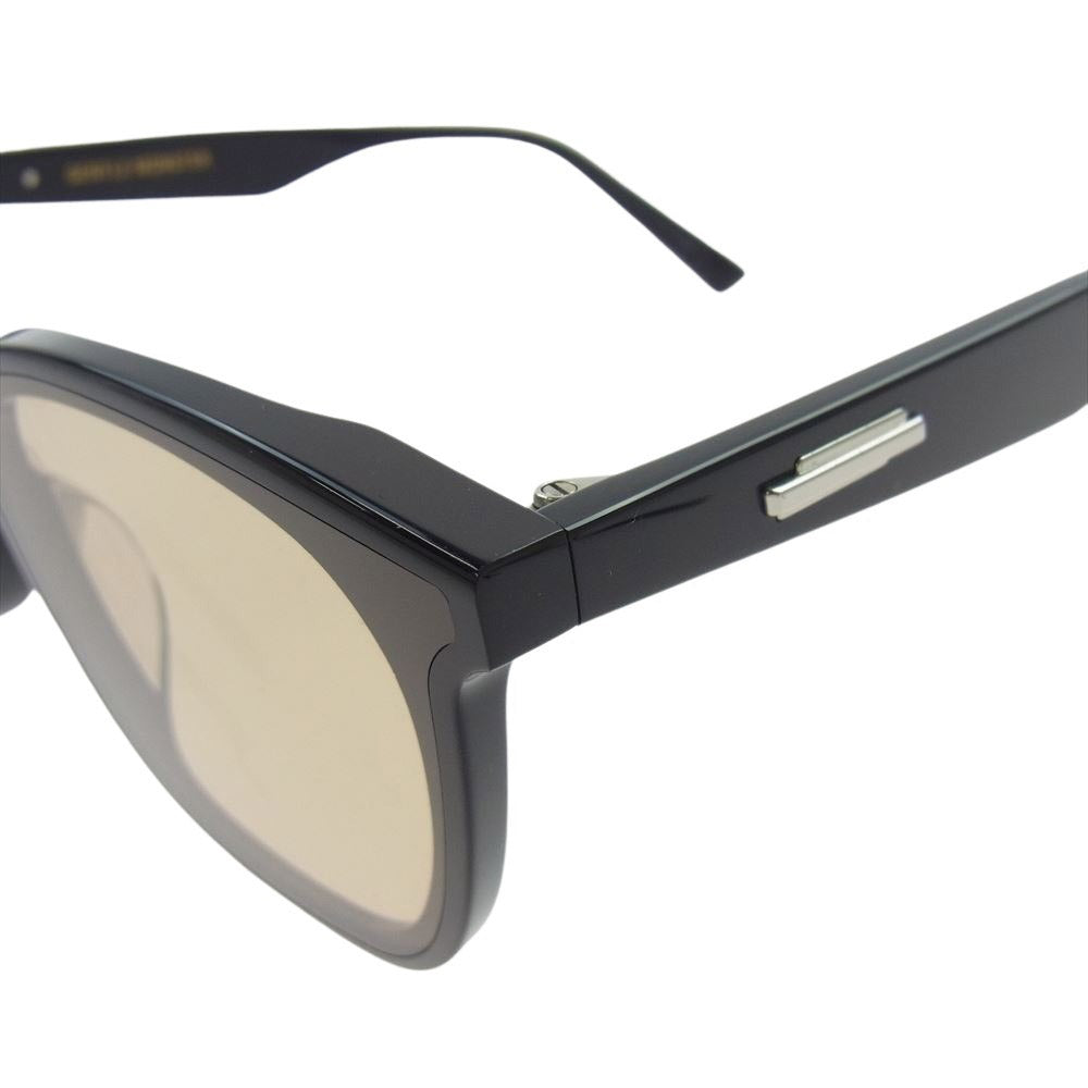 ジェントルモンスター LILIT 01 63□17-149 リリット ブラック フラット バーサングラス アイウェア ブラック系【中古】