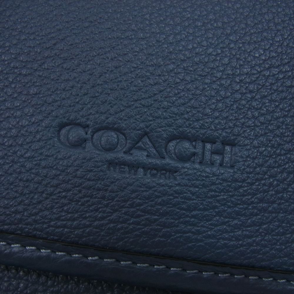 COACH コーチ C2461-C9875 サリバン ポートフォリオ ブリーフ ビジネス トート バッグ ネイビー系【極上美品】【中古】