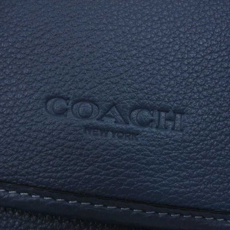 COACH コーチ C2461-C9875 サリバン ポートフォリオ ブリーフ ビジネス トート バッグ ネイビー系【極上美品】【中古】