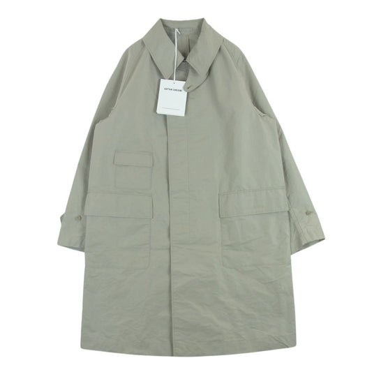 キャプテンサンシャイン 22SS KS22SC002 TRAVELLER COAT GIZAコットン コットンポリウェザー T/C トラベラー コート グレー系 TAUPE 38【新古品】【未使用】【中古】
