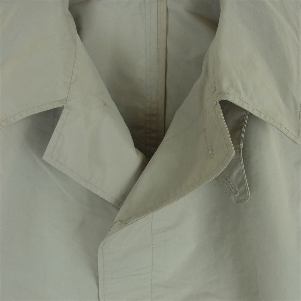 キャプテンサンシャイン 22SS KS22SC002 TRAVELLER COAT GIZAコットン コットンポリウェザー T/C トラベラー コート グレー系 TAUPE 38【新古品】【未使用】【中古】