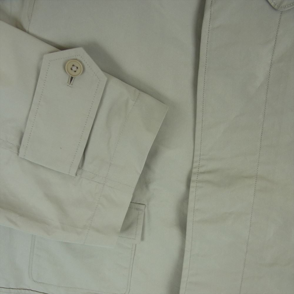 キャプテンサンシャイン 22SS KS22SC002 TRAVELLER COAT GIZAコットン コットンポリウェザー T/C トラベラー コート グレー系 TAUPE 38【新古品】【未使用】【中古】
