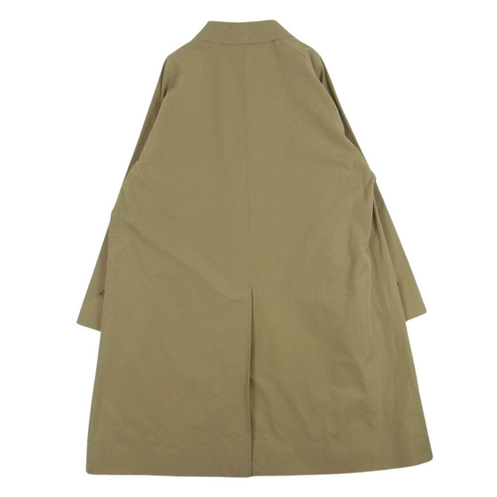キャプテンサンシャイン 23SS KS23SC001 WALKER COAT 先染めエジプト超長綿 高密度フィンクスコットンギャバジン ウォーカー コート カーキ系 KHAKI 36【新古品】【未使用】【中古】