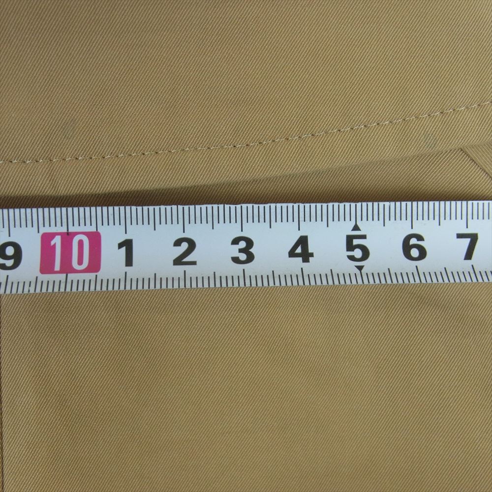 キャプテンサンシャイン 23SS KS23SC001 WALKER COAT 先染めエジプト超長綿 高密度フィンクスコットンギャバジン ウォーカー コート カーキ系 KHAKI 36【新古品】【未使用】【中古】