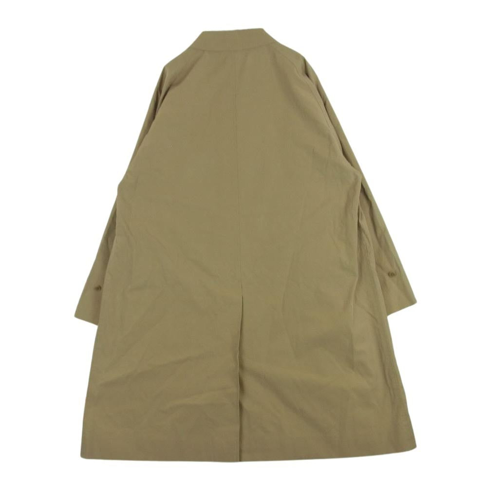 キャプテンサンシャイン 23SS KS23SC001 WALKER COAT 先染めエジプト超長綿 高密度フィンクスコットンギャバジン ウォーカー コート カーキ系 KHAKI 36【新古品】【未使用】【中古】