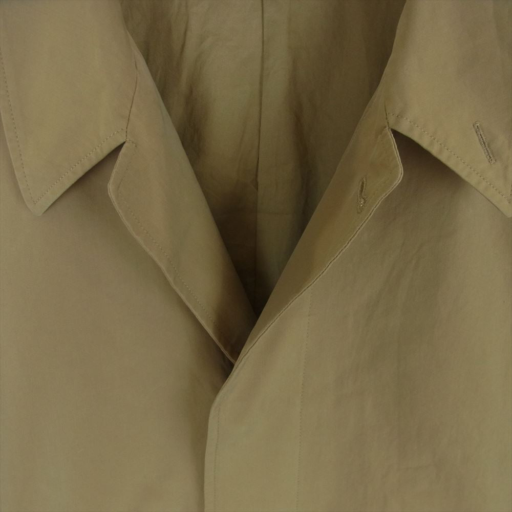 キャプテンサンシャイン 23SS KS23SC001 WALKER COAT 先染めエジプト超長綿 高密度フィンクスコットンギャバジン ウォーカー コート カーキ系 KHAKI 36【新古品】【未使用】【中古】