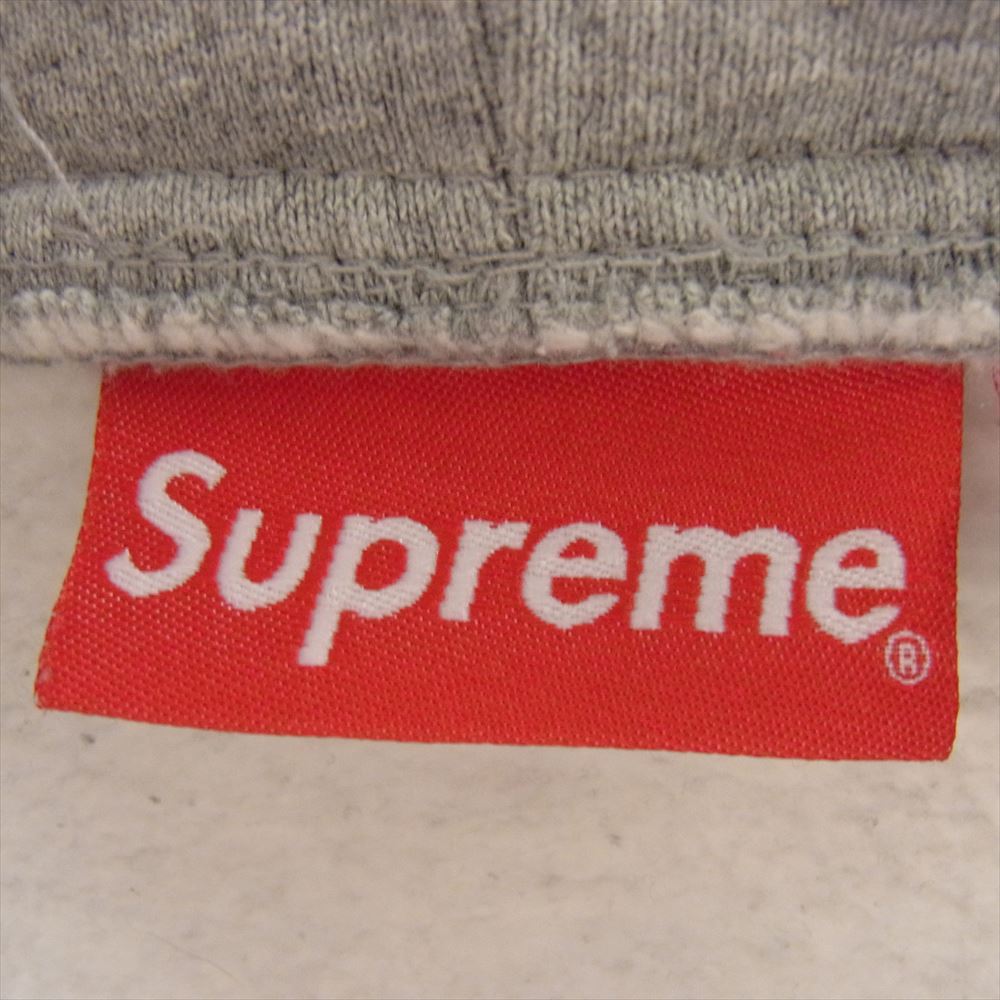 Supreme シュプリーム 16SS Small Box Logo Zip Up Hooded Sweatshirt スモール ボックス ロゴ ジップ アップ フーディッド スウェットシャツ パーカー グレー系 M【中古】