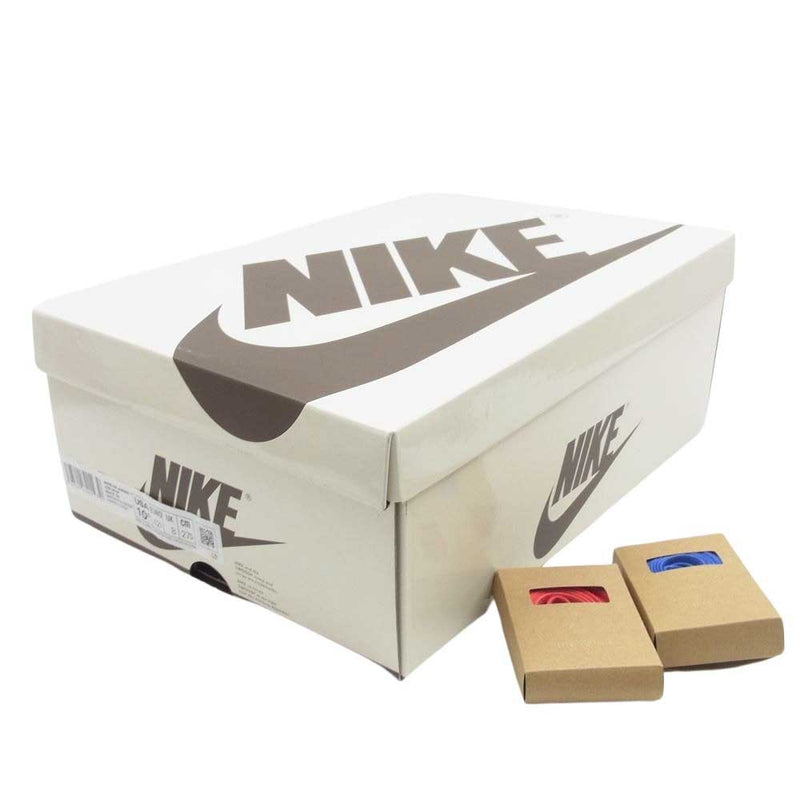 NIKE ナイキ DZ4137-700 フェイクバスターズ鑑定済 × Travis Scott WMNS Air Jordan 1 Retro Low OG Canary トラヴィス・スコット ウィメンズ エアジョーダン1 レトロ ロー OG カナリー ローカット スニーカー イエロー系 ブルー系 27.5cm【新古品】【未使用】【中古】