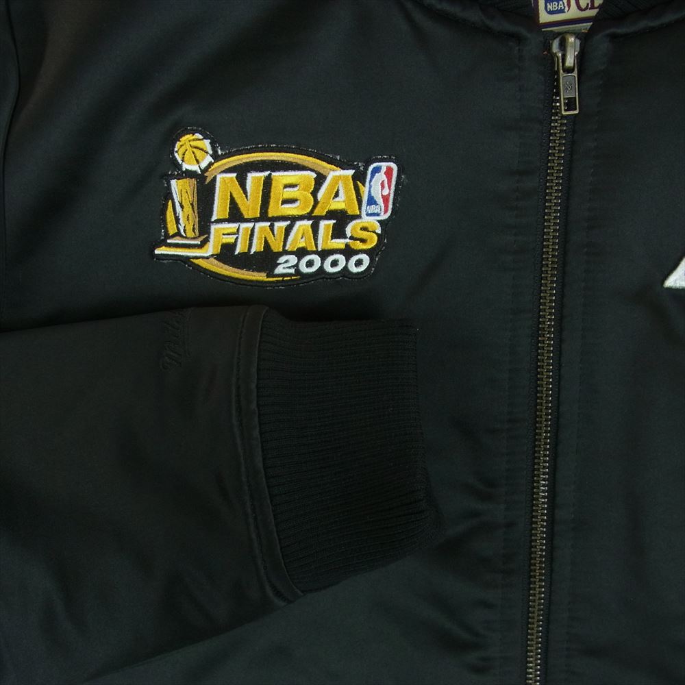 ミッチェル＆ネス OJZP5927-LALYYPPPBLCK NBA SATIN BOMBER JACKET サテン ボンバー ジャケット LA レイカーズ ブラック系 M【極上美品】【中古】